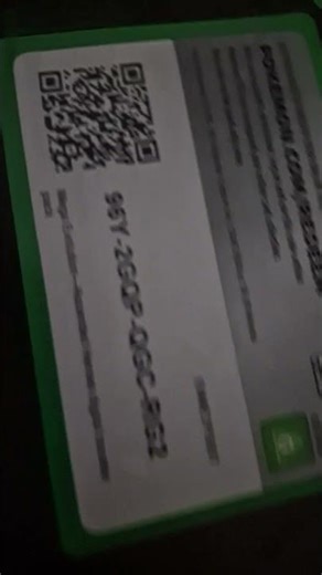 Here some Pokémon code cards