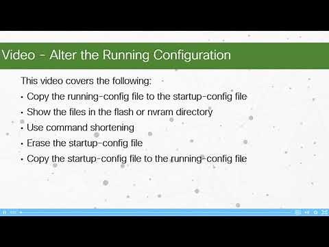 CCNA - Alter the Running Configuration