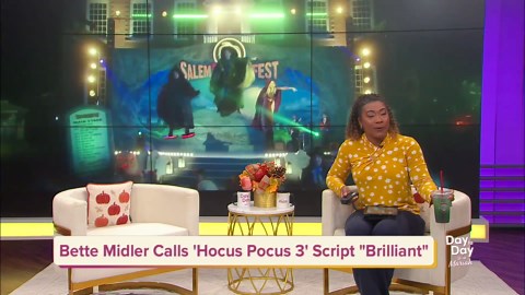 Bette Midler Calls 'Hocus Pocus 3' Script "Brilliant" | October 21, 2025 | Day to Day with Mariah