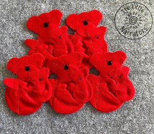 5 Red Koala Finger Puppets - Preschool, Kindergarten, Early Childhood, Teaching Resource, Puppets, Play, Australian Animals - Etsy Australia