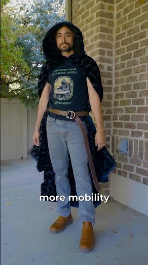 How to increase mobility in our Waterproof Ranger Cloak