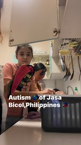 Jasa helping house chores with ate lot Jasa’s private facilitator thank you for your assistance #autismawareness #autismfamily #autismjourney #thankyouAllforthenonstopsupport | Maria Lourdes Bolaños Bravante