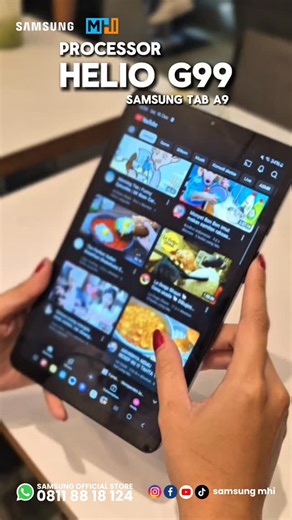 Samsung MHI on Instagram: "Scrolling, streaming, notes, repeat. Galaxy Tab A9 got my day covered #samsung #samsungmhi #galaxytab9"