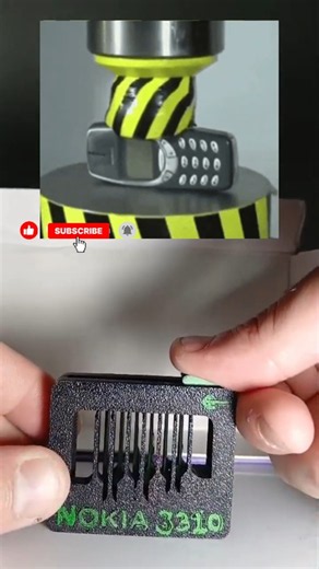 Nokia 3310 Ringtone on 3D Printed Comb! 📱🎶