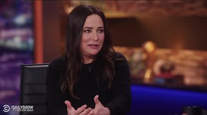 “I like to say my character Sam is me in a cape.” Pamela Adlon discusses how she and her “Better Things” character are different, and how they’re the same. | The Daily Show