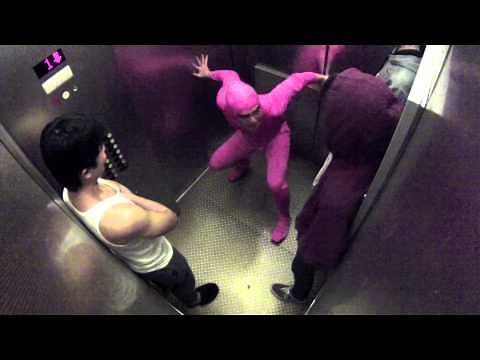 PINK GUY ELEVATOR PRANK
