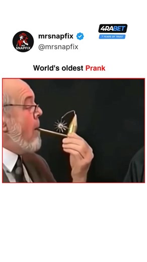 Mr Snapfix on Instagram: "This video shows a classic old mechanical prank device. The man appears to be lighting a cigarette using a small lighter-like object. But instead of a normal flame, the device triggers a sudden spinning spark wheel or small popping mechanism near his face. It’s called one of the “world’s oldest pranks” because similar trick gadgets were popular decades ago. They were designed to surprise someone at the moment they expected something normal (like a flame). The humor come