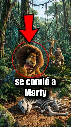 WHY DOES ALEX NEVER EAT MARTY? 😨 #madagascar #josativi #youtube #shorts