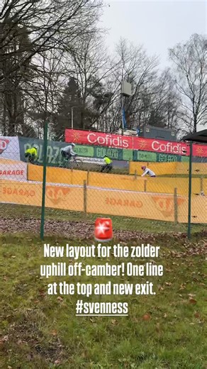 Bill Schieken | CXHAIRS Media on Instagram: "New lines on the iconic uphill off-camber at Zolder. #svenness"