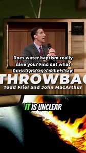 Did Phil Robertson and Duck Dynasty teach that water baptism is required for salvation? In this video, we take a clear and well‑researched look at whether Phil Robertson and the Duck Dynasty franchise have taught that water baptism is required for salvation, examining key statements, interviews, and doctrinal influences to help viewers understand the theological framework behind these claims while comparing their views with Scripture and major denominational positions on baptism, salvation, grac