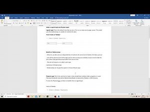 Logical vs Physical Layer