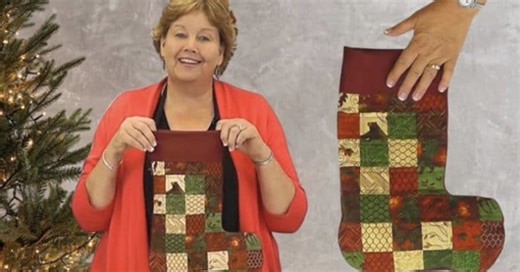Festive Quilted Christmas Stocking Tutorial