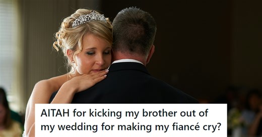 Brother’s “Prank” Humiliates Bride At Wedding, So He Gets Kicked Out By Furious Groom