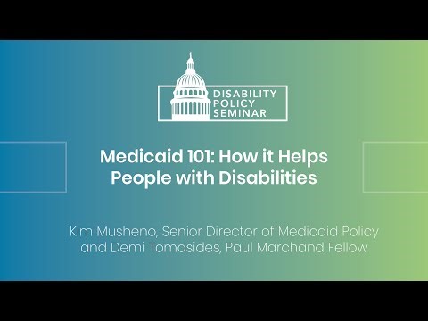 DPS Academy: Medicaid 101 How it Helps People with Disabilities