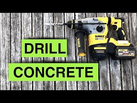 Drilling concrete just got easier! Dewalt SDS Plus Rotary Hammer Drill REVIEW