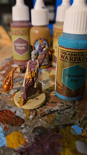 Painting an Exorcist for Boardgames: Folklore the Affliction