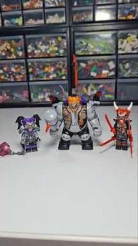 All 3 LEGO Ninjago Oni masks with their minifigures! #lego #collectibles #ninjago #shorts #viral