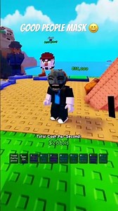 Funny mask: Good People Mask #roblox