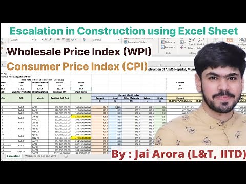 Escalation Clause in Construction Contracts Using Excel Format