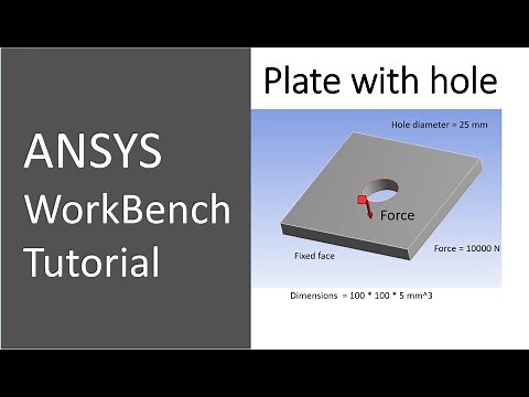ANSYS WorkBench | Plate with Hole | Analysis
