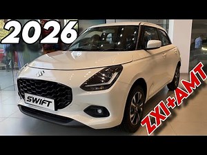 2026 Swift ZXI+Automatic🥵 || MARUTI Swift zxi+amt White Colour || Detailed Review, Features & Price