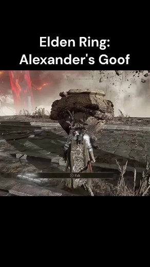 Elden Ring: Alexander’s Goof. This video explains how Alexander the Iron Fist made his way all the way to Farum Azula, where you meet him at the end of his questline. Its actually really weird that Alexander got here at all because Farum Azula is inaccessible to all but a select few. I argue that he actually caught a ride with you the player. He was at the Flame of Ruin in the Mountaintops of the Giants at the same time you were, and he got wrapped up in the teleportation rotual that Melina used