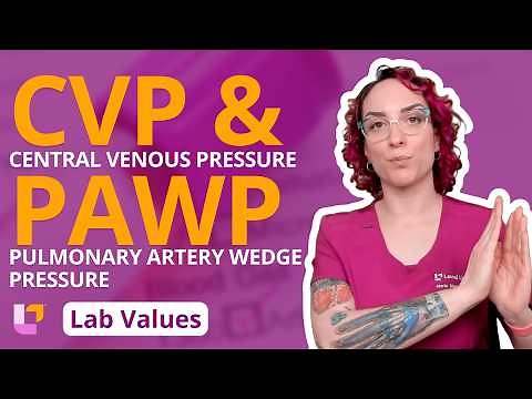 Central Venous Pressure (CVP) & Pulmonary Artery Wedge Pressure (PAWP) Adult Lab Values | @LevelUpRN