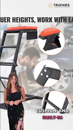 Premium Auto Repair Creeper | Adjustable Height & Smooth Swivel Wheels