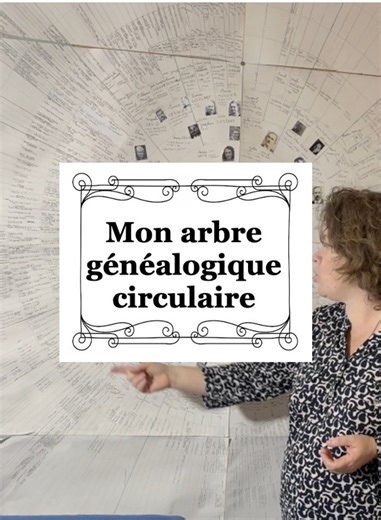 Un arbre généalogique circulaire pour visualiser tous ses ancêtres ! #genealogie #arbregenealogique #ancetres #histoire | Archives de notre famille