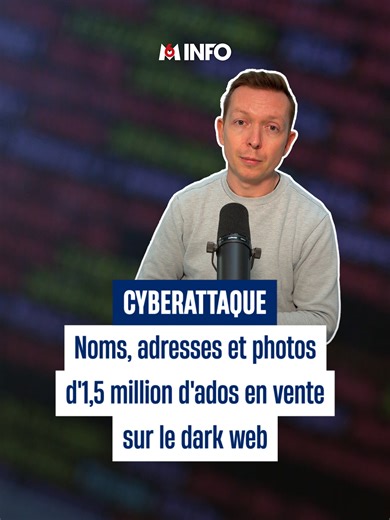 L'UNSS, principale fédération de sport scolaire, a été piratée : plus d'1,5 million de photographies de collégiens et lycéens, ainsi que certaines de leurs données, ont été dérobées et mises en vente sur le dark web. #sinformersurtiktok #m6info #actu #info #pourtoi