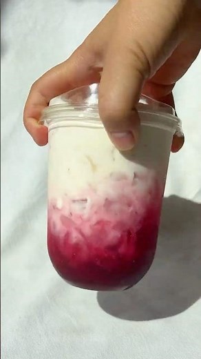 Easy Dirty Soda Recipe: Blueberry Yuzu 🫐🍋🩷 #soda #yuzu