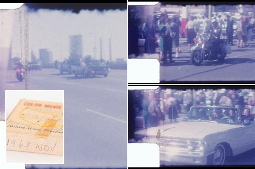 Never-before-seen footage of JFK’s motorcade rushing to hospital after shooting sells at auction for nearly $138K