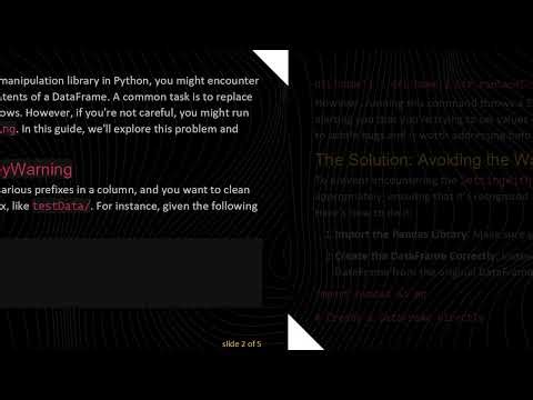 How to Properly Replace Strings in a Pandas DataFrame Without Warnings
