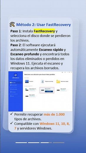 ✅RECUPERAR! Archivos BORRADOS en Windows 11 / Más FACIL y RAPIDO #win #windows11 #recuperar
