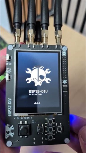 Unboxing ESP32DIV – Advanced Wireless Hacking Toolkit
