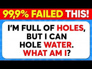 60 Tricky Riddles Only Genius People Can Solve 🧠 | IQ TEST 🧩