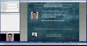 "A crash course in ColdFusion MVC with Framework/1", with Steven Neiland, CFMeetup #225