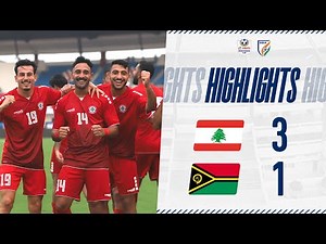 Lebanon 3-1 Vanuatu | Hero Intercontinental Cup 2023 | Full Highlights