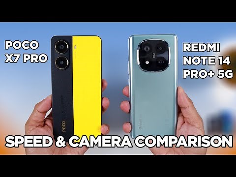 POCO X7 Pro vs Redmi Note 14 Pro+ 5G SPEED TEST & CAMERA Comparison | Zeibiz