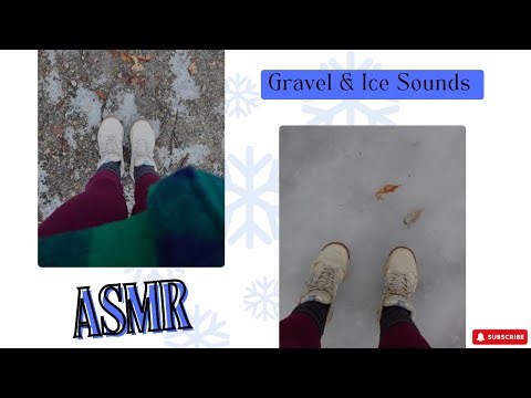 ASMR Outdoor Footsteps 🌲 Wet Trail, Gravel Crunch & Ice Sliding Sounds