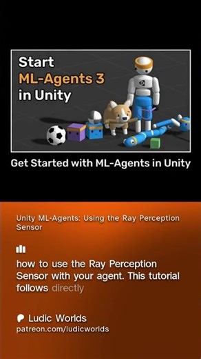 How to use the 'Ray Perception Sensor' #unity #ai #mlagents