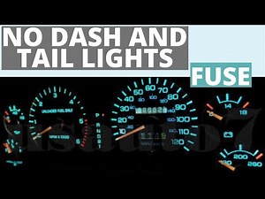 No Dash and Tail Lights? (Fuse)