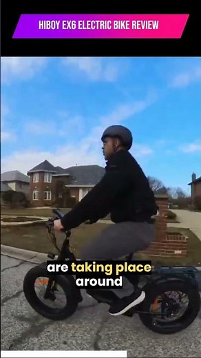 Need an Easy Way to Get Around? Try the NEW HIBOY EX6 Ebike!