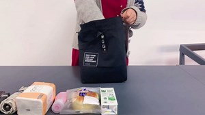 Canvas Drawstring Lunch Bag Insulated Lunch Tote Japanese Style Bento Tote Bag Reusable Lunch Bag Insulated Handbag Tote bag with Handle and Drawstring Closure for Women Work Picnic or Travel(YELLOW)