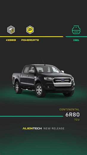 ⚙️ 𝗡𝗲𝘄 𝗽𝗿𝗼𝘁𝗼𝗰𝗼𝗹 𝗳𝗼𝗿 𝗖𝗼𝗻𝘁𝗶𝗻𝗲𝗻𝘁𝗮𝗹 𝟲𝗥𝟴𝟬 – 𝗙𝗼𝗿𝗱. ⚙️ The Ford release continues: expand your services with full access to Ranger and Everest (2011-present), working via OBD on automatic transmission management. ✅ Continental 6R80 TCU supported via OBD ✅ Coverage for 2.2 & 3.2 TDCi engines ✅ Delivering a 360° tuning service with KESS3 and Powergate 👉 Discover all details on our blog. https://www.alientech-tools.com/news/upgrade-2-41/ | Alientech