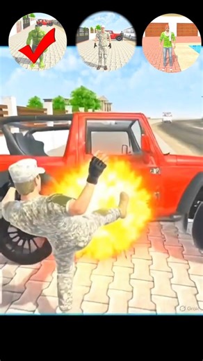 Indian thefts aura simulator all characters car punch challenge #indiantheftauto #shorts