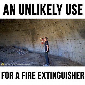 1.4M views · 4.5K shares | In today's video, we're making a mini flame cannon out of a fire extinguisher! | The King of Random | Facebook