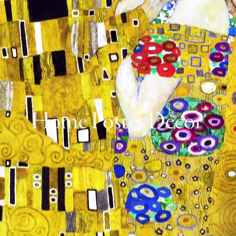 Gustav Klimt the Kiss Poster, Fine Art Print - Etsy