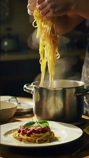 Homemade Pasta Recipe in 4K | Authentic Italian Style Pasta | Street Food Style Cooking 🍝