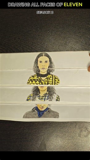 Drawing eleven from strangerthings #strangerthings #elevenhopper #drawing #shorts #netflixseries